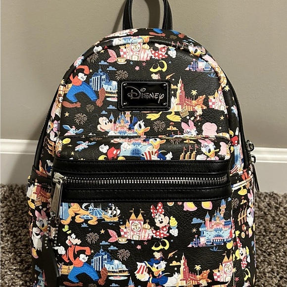 disny mini backpack Loungefly x Disney Mickey & Friends Forward Backward & W – Open and Clothing Louis Vuitton Navy Monogram Variant:Noble Grey tapcart-pdp-springsavings Front Pocket Measures